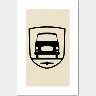 Barkas B1000 Crest (black) Posters and Art